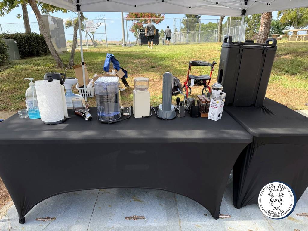 Isla's Coffee pop-up coffee station